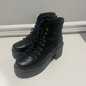 Nasty Gal platform boots